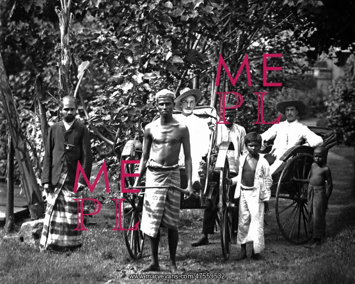: Rickshaw transport, Ceylon (Sri Lanka) : Rickshaw transport, Ceylon (Sri Lanka)