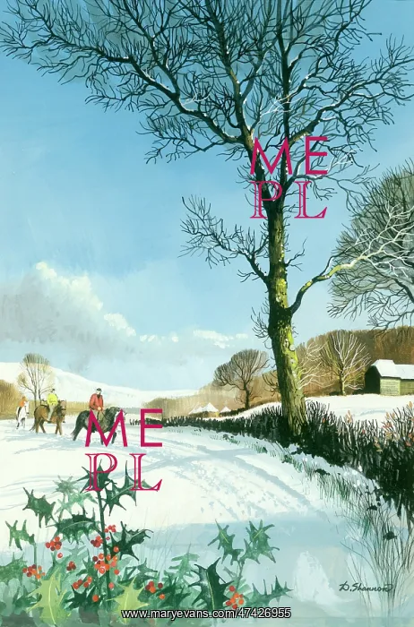 : Riders in a Snowy Landscape