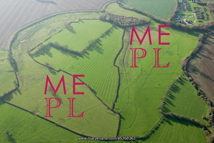 : Ridge and furrow earthworks, Powick, Worcestershire, 2014 : Ridge and furrow earthworks, Powick, Worcestershire, 2014