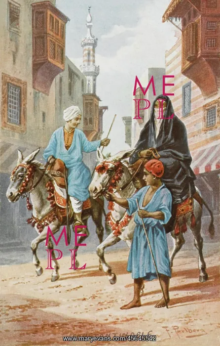 : Riding through Constantinople on donkeys : Riding through Constantinople on donkeys