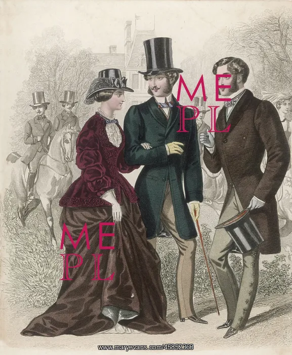 : Riding Dress 1856 : Riding Dress 1856