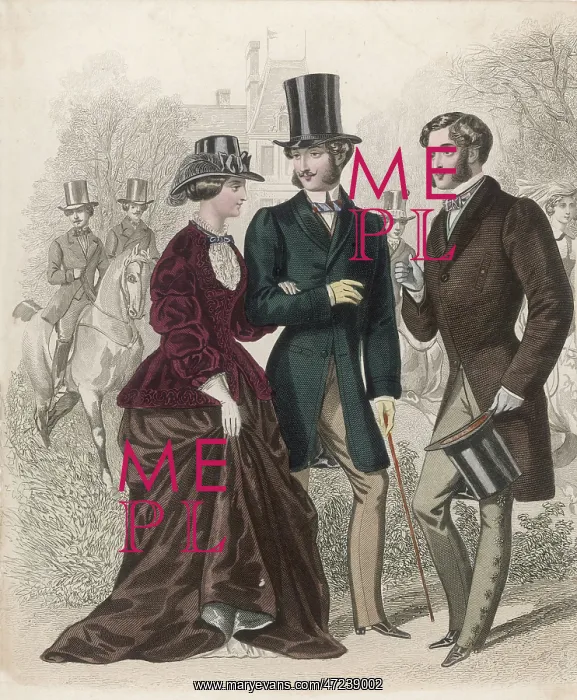 : Riding Dress 1856 : Riding Dress 1856