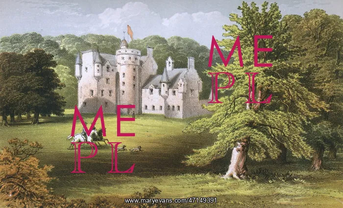 : Riding Through Grounds of Largie Castle Scotland : Riding Through Grounds of Largie Castle Scotland