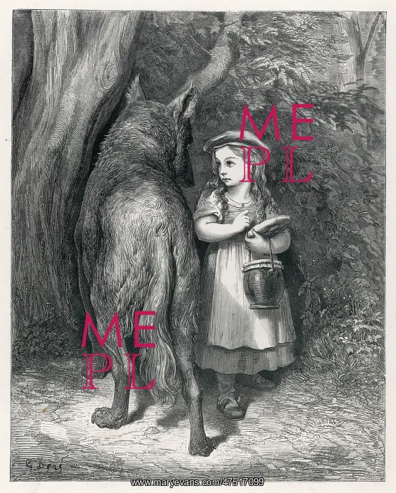  : RIDING HOOD & WOLF  / DORE