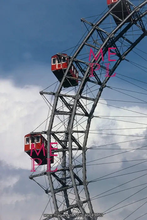 : The Riesenrad at the Vienna Prater : The Riesenrad at the Vienna Prater