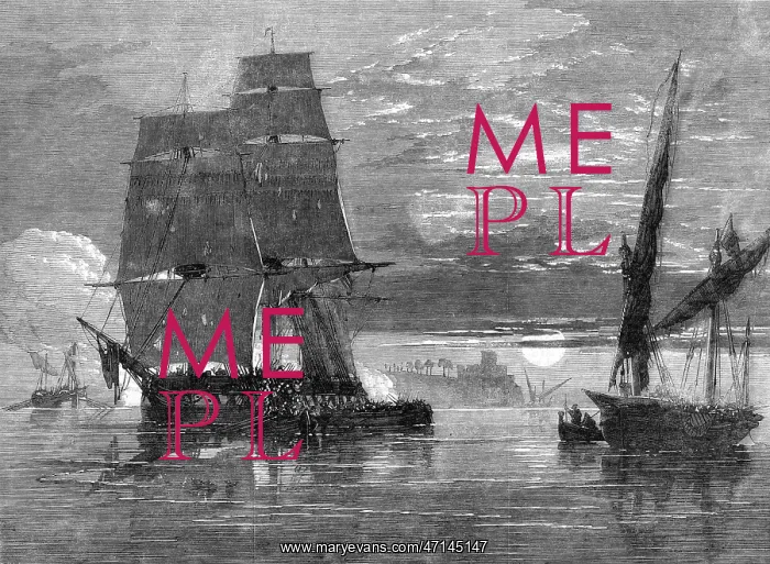 : Riff pirates attack a Spanish ship : Riff pirates attack a Spanish ship