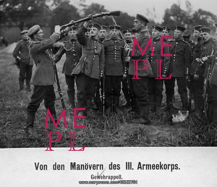 : Rifle inspection, 1912 : Rifle inspection, 1912