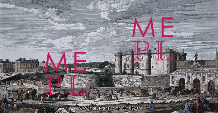 : RIGAUD, Jacques (1681 - 1754). View of the Bastille : RIGAUD, Jacques (1681 - 1754). View of the Bastille