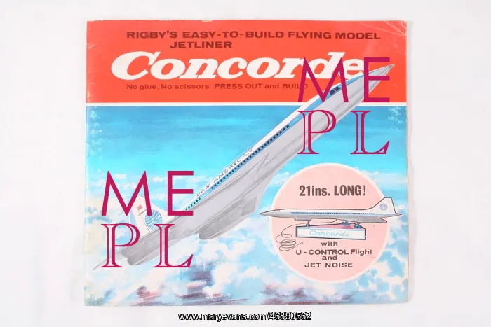 : Rigby's Easy-To-Build Model Flying Model Jetliner - Concorde : Rigby's Easy-To-Build Model Flying Model Jetliner - Concorde