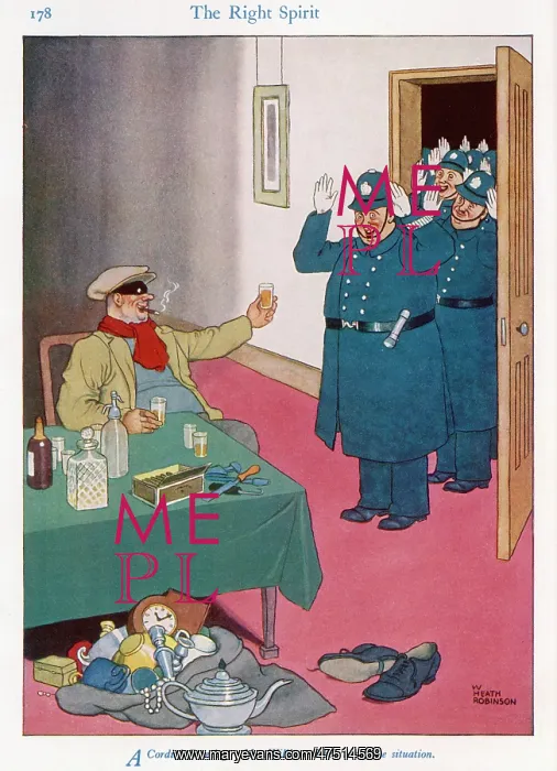 : The Right Spirit by William Heath Robinson : The Right Spirit by William Heath Robinson