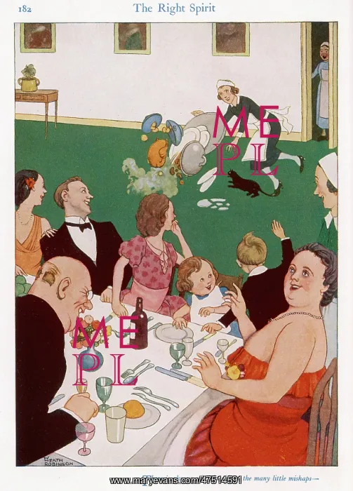: The Right Spirit by William Heath Robinson : The Right Spirit by William Heath Robinson