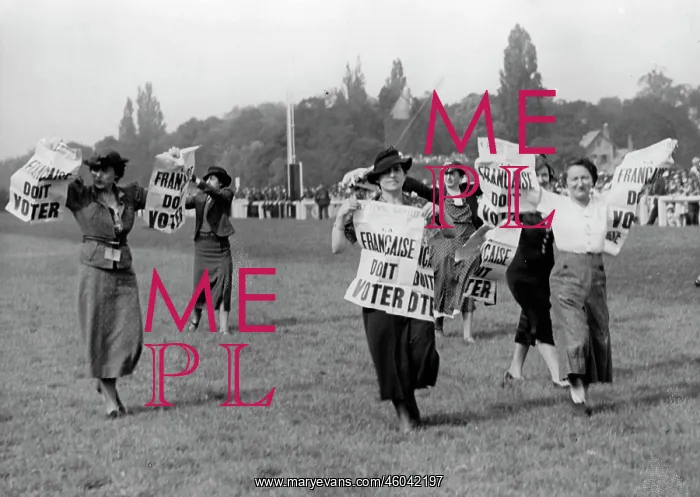 : Right to vote for women : Right to vote for women
