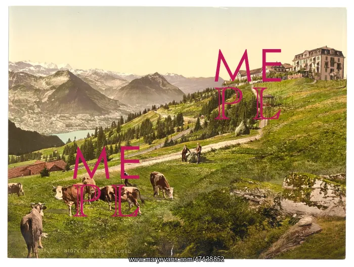 : Rigi Scheidegg, the Hotel, Rigi, Switzerland : Rigi Scheidegg, the Hotel, Rigi, Switzerland