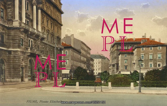 : Rijeka, Croatia - Piazza Elisabetta : Rijeka, Croatia - Piazza Elisabetta