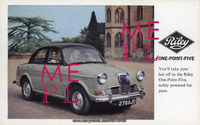 : Riley One Point Five Classic Vintage Car : Riley One Point Five Classic Vintage Car