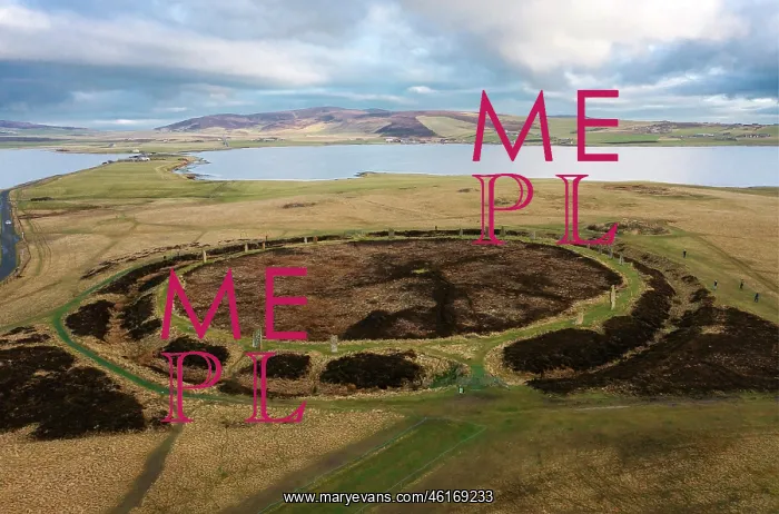 : Ring of Brodgar, Mainland, Orkney, Scotland : Ring of Brodgar, Mainland, Orkney, Scotland