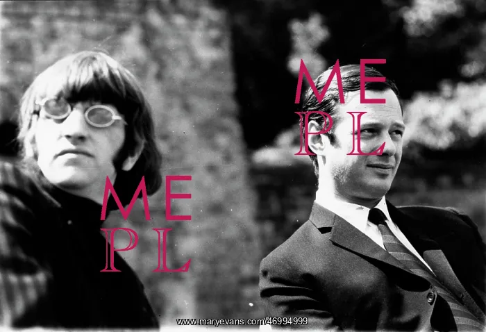 : Ringo Starr and Brian Epstein, Beatles manager : Ringo Starr and Brian Epstein, Beatles manager