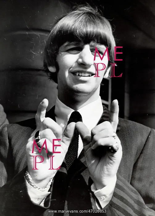: Ringo Starr after visiting his newborn son, London : Ringo Starr after visiting his newborn son, London