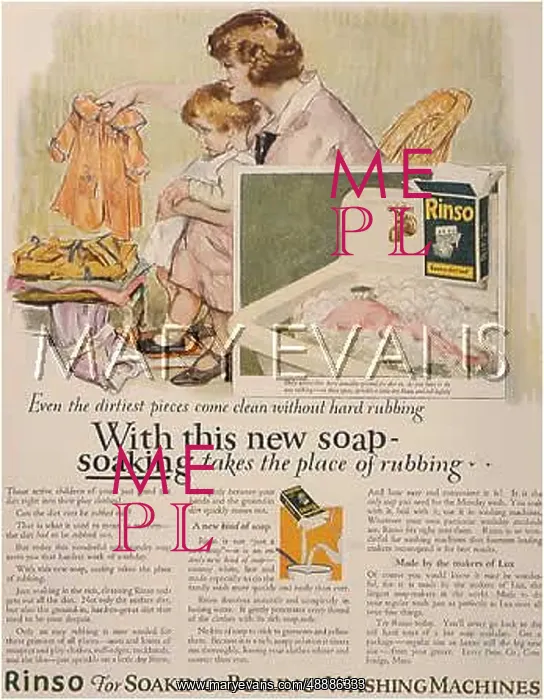 : RINSO ADVERTISEMENT : RINSO ADVERTISEMENT