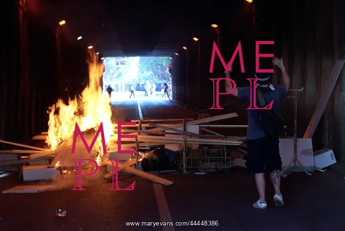 : Rioter Salutes Victory : Rioter Salutes Victory