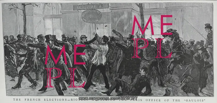 : Riots at the French Elections, Paris : Riots at the French Elections, Paris