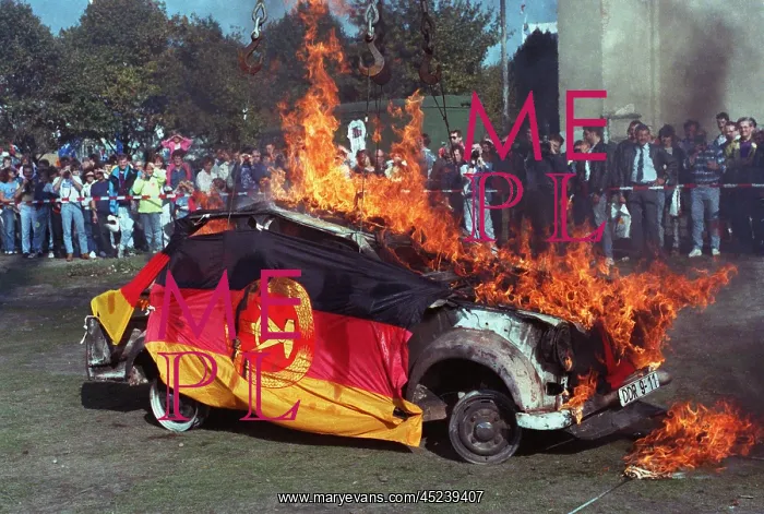 : Riots on German Unification Day in Berlin : Riots on German Unification Day in Berlin