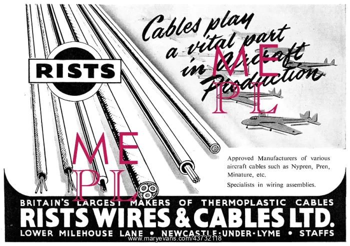 : Rists Aircraft Wires & Cables : Rists Aircraft Wires & Cables