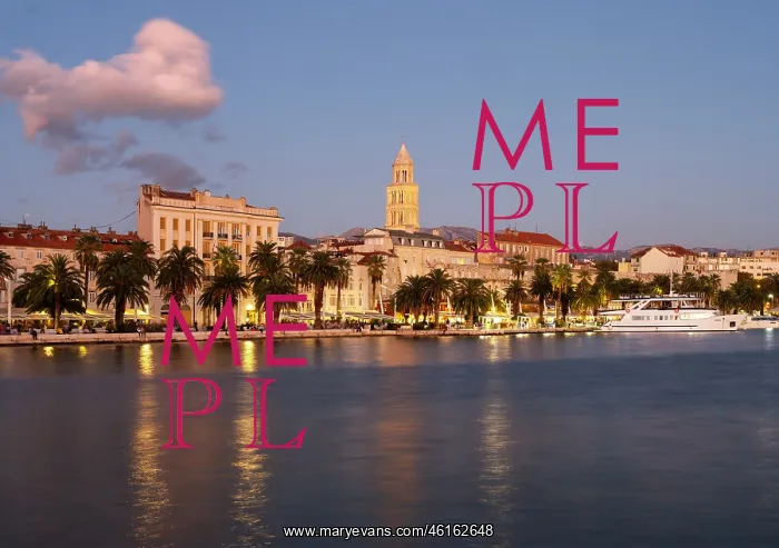 : Riva, Split, Croatia : Riva, Split, Croatia