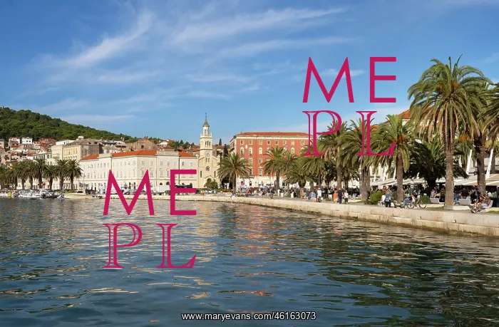 : Riva, Split, Croatia : Riva, Split, Croatia