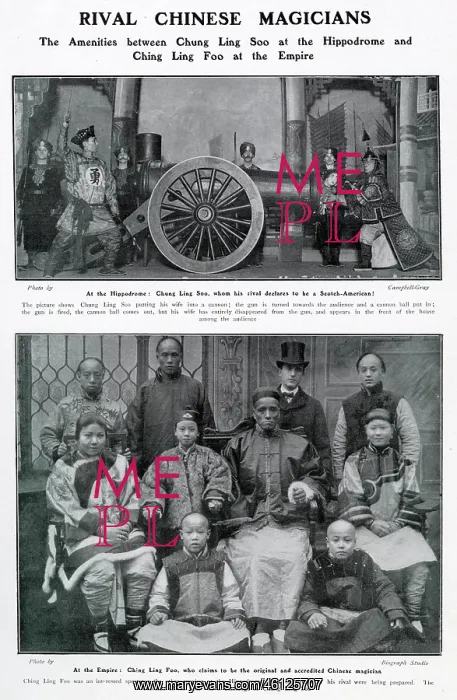 : Rival Chinese magicians Chung Ling Soo & Ching Ling Foo : Rival Chinese magicians Chung Ling Soo & Ching Ling Foo