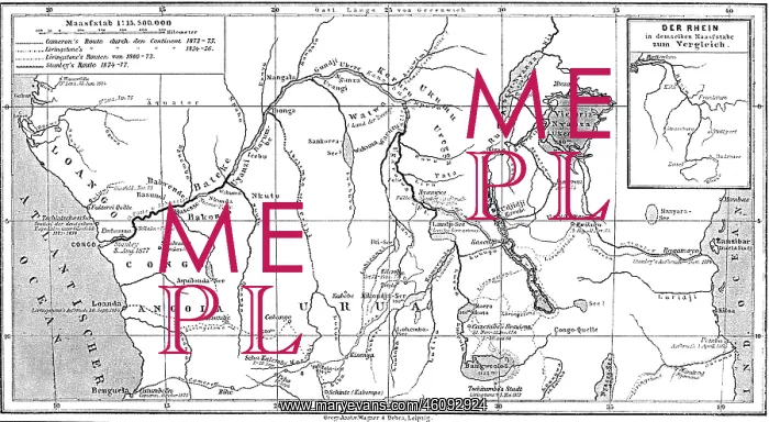 : River Congo Map : River Congo Map
