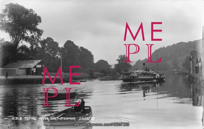 : River Dart Steamer in Totnes : River Dart Steamer in Totnes