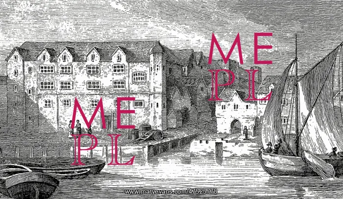 : River frontage of Bridewell Prison, London : River frontage of Bridewell Prison, London