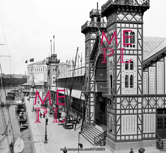  : River frontage, Exposition Universelle, Paris, 1889