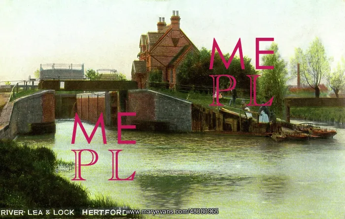  : River Lea and Lock, Hertford