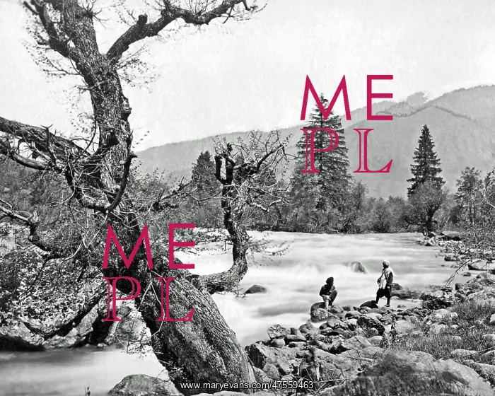 : River, possibly in the Himalayan Mountains, India : River, possibly in the Himalayan Mountains, India