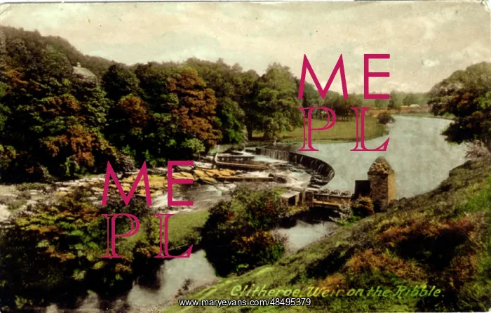 : River Ribble, Clitheroe, Lancashire : River Ribble, Clitheroe, Lancashire