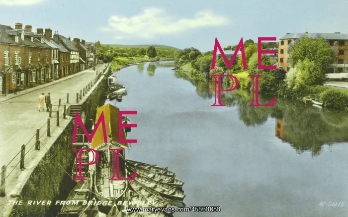 : The River Severn at Bewdley, Worcs : The River Severn at Bewdley, Worcs
