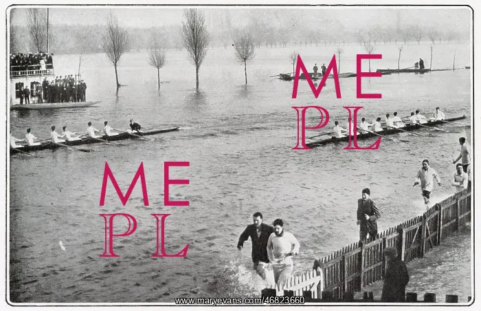 : River Thames overflow of water 1904 : River Thames overflow of water 1904