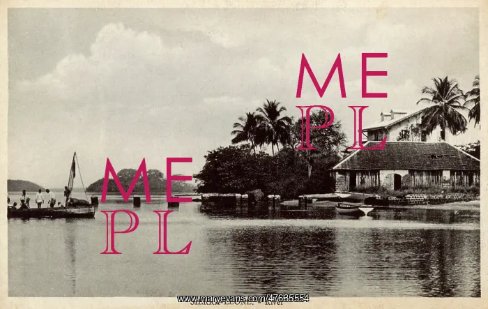  : River view in Sierra Leone, West Africa