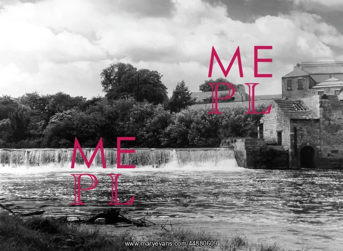 : RIVER WHARFE WEIR : RIVER WHARFE WEIR