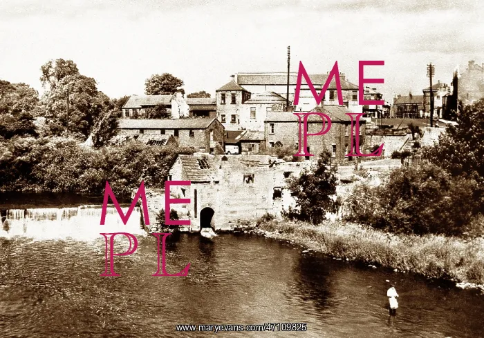  : River Wharfe, Wetherby early 1900's
