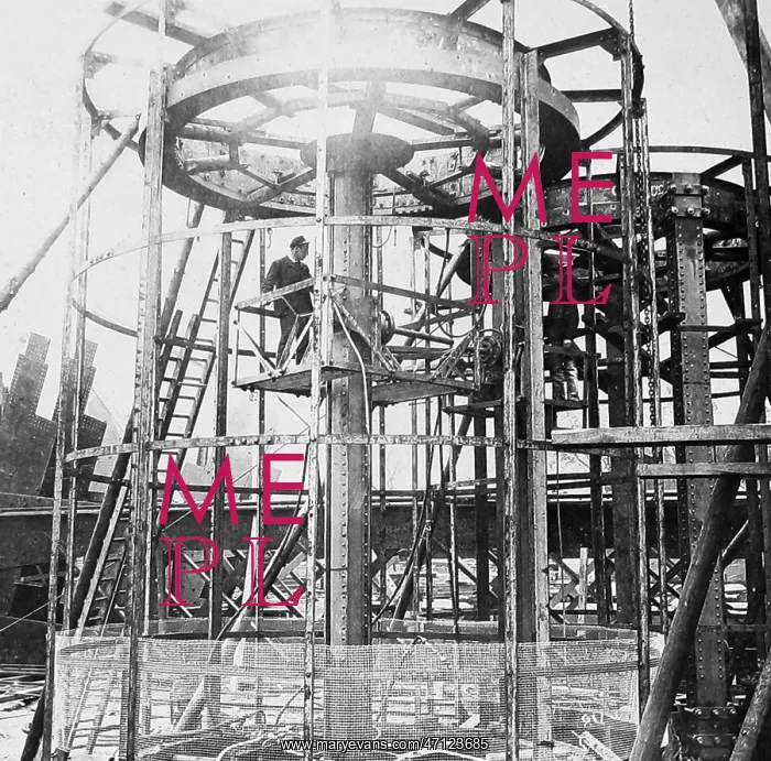  : Riveting machine, Construction of the Forth Bridge