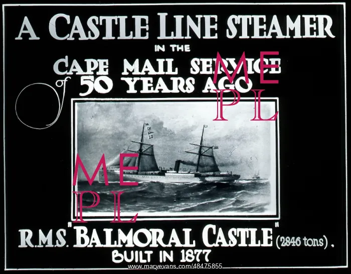 : The RMS Balmoral Castle (Union Castle Line) : The RMS Balmoral Castle (Union Castle Line)