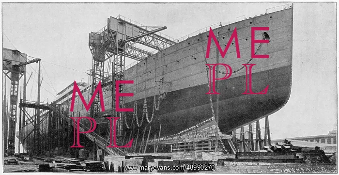 : RMS Baltic - Before Launching 1903 : RMS Baltic - Before Launching 1903