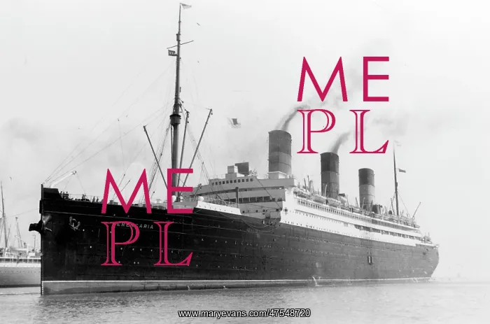 : The R.M.S. Berengaria entering harbour : The R.M.S. Berengaria entering harbour