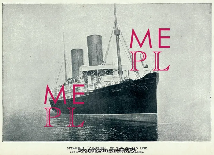 : RMS Campania steamship : RMS Campania steamship