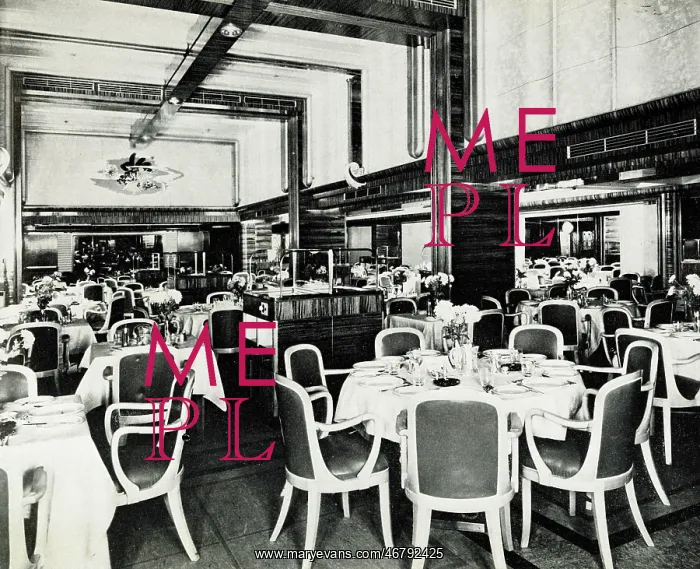 : RMS Caronia, Balmoral Restaurant : RMS Caronia, Balmoral Restaurant