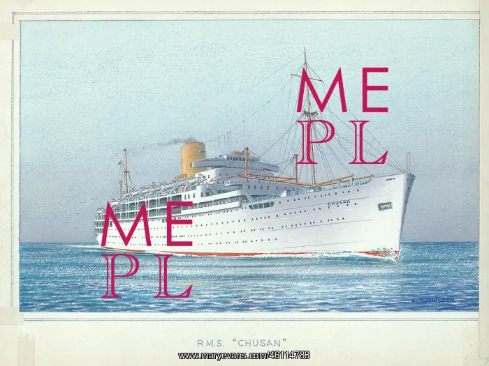  : R.M.S. Chusan P & O Line