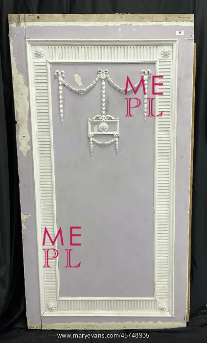 : RMS Mauretania, First Class Louis XVI style decorative panel : RMS Mauretania, First Class Louis XVI style decorative panel
